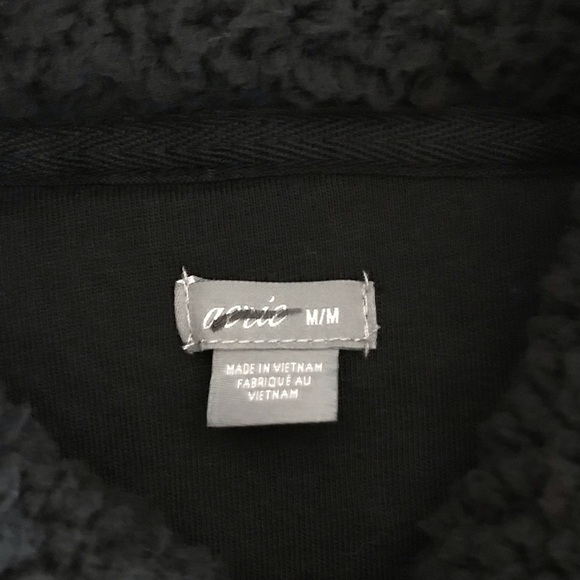 New! Aerie Cloud Sherpa Oversized Cozy Plush Pullover Snap Sweater Teddy Jacket - Picture 10 of 12